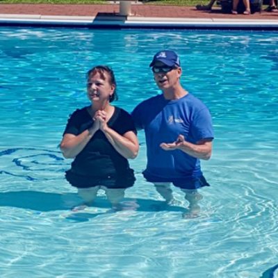 Baptism at Church Picnic 2019